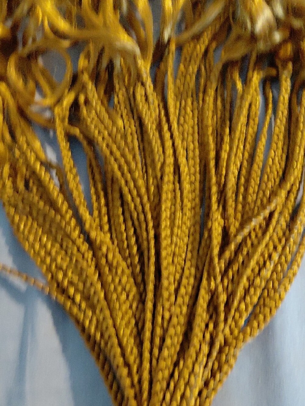 French Curl Braiding Hair Honey 35 Pieces + Extra.  27 Inches Long